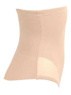 Best Miraclesuit High Waisted Sheer Firm Tummy Control Thong Warm Beige