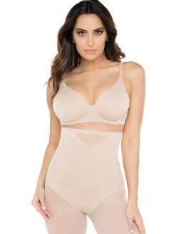 Miraclesuit High Waisted Thigh Slimming Sheer Shorts^Women Shapewear