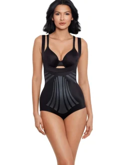 Best Miraclesuit Modern Miracle™ Open Bust, Wear Your Own Bra Shaping Bodysuit Black