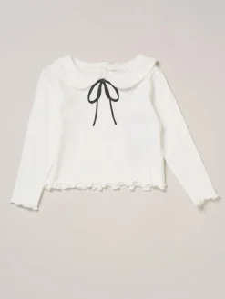 Hot Miss Faux Fur White Gilet Bag Rib Top and Skirt Set