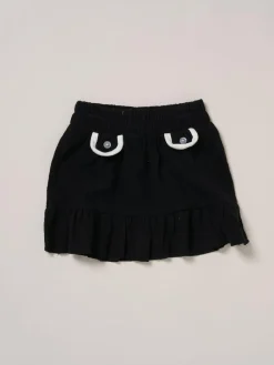 Hot Miss Faux Fur White Gilet Bag Rib Top and Skirt Set