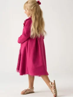 Miss Jacket with Tulle Appliqué and Printed Tulle Dress Set^ Dresses