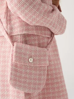 Miss Pink Tweed Check Jacket, Dress and Bag Set^ Sets & Coords|Dresses