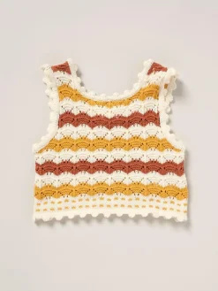 Outlet Miss True Knit Top Shorts and Headband Outfit Set Cream/Blue