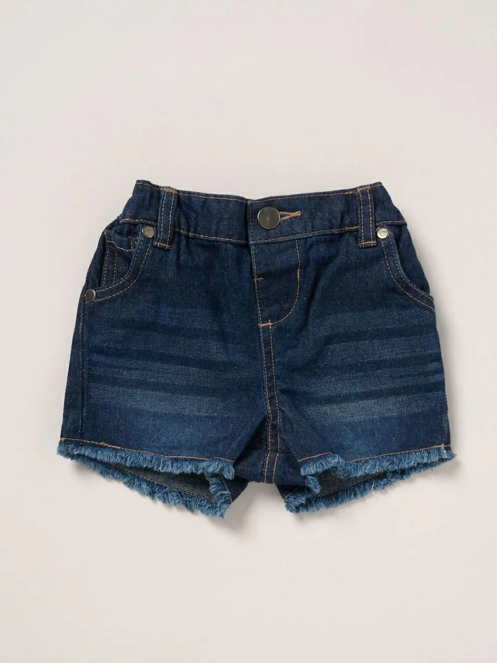 Outlet Miss True Knit Top Shorts and Headband Outfit Set Cream/Blue