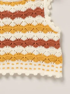 Outlet Miss True Knit Top Shorts and Headband Outfit Set Cream/Blue