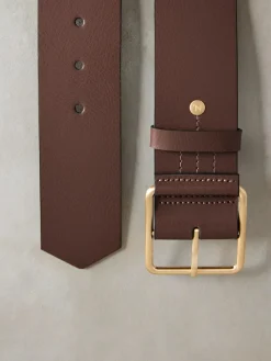 Next N. Premium Made In Italy Wide Leather Belt^Women Belts