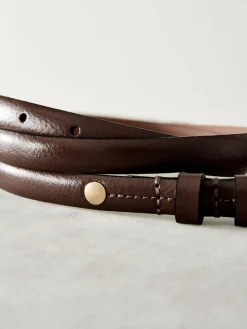 Next N. Premium Skinny Made In Italy Leather Belt^Women Belts