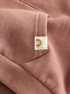 Clearance Next Mocha Brown Quarter Zip Sweatshirt (3mths-7yrs)