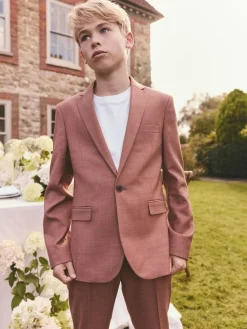 Next Mocha Brown Suit Jacket (3-16yrs)^BOY Suits & Vest