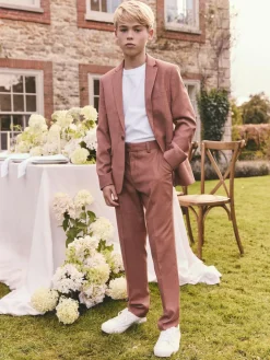 Next Mocha Brown Suit Jacket (3-16yrs)^BOY Suits & Vest