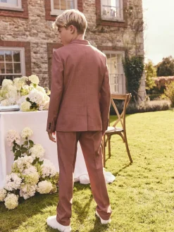 Next Mocha Brown Suit Jacket (3-16yrs)^BOY Suits & Vest