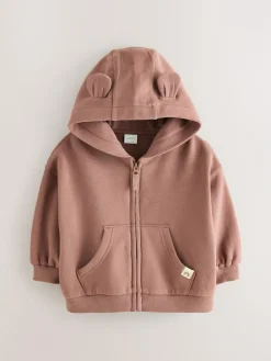 Next Mocha Brown Zip Through Hoodie (3mths-7yrs)^ Sweatshirts & Hoodies|Nightwear