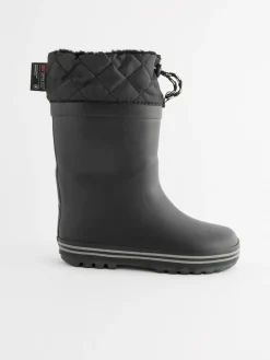 Next Warm Lined Cuff Wellies^BOY School Shoes|Boys Shoes