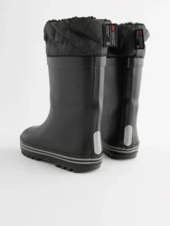 Next Warm Lined Cuff Wellies^BOY School Shoes|Boys Shoes
