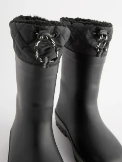 Next Warm Lined Cuff Wellies^BOY School Shoes|Boys Shoes