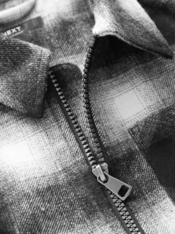 Next Check Zip Through Overshirt (3-16yrs)^BOY Shirts|Coats & Jackets