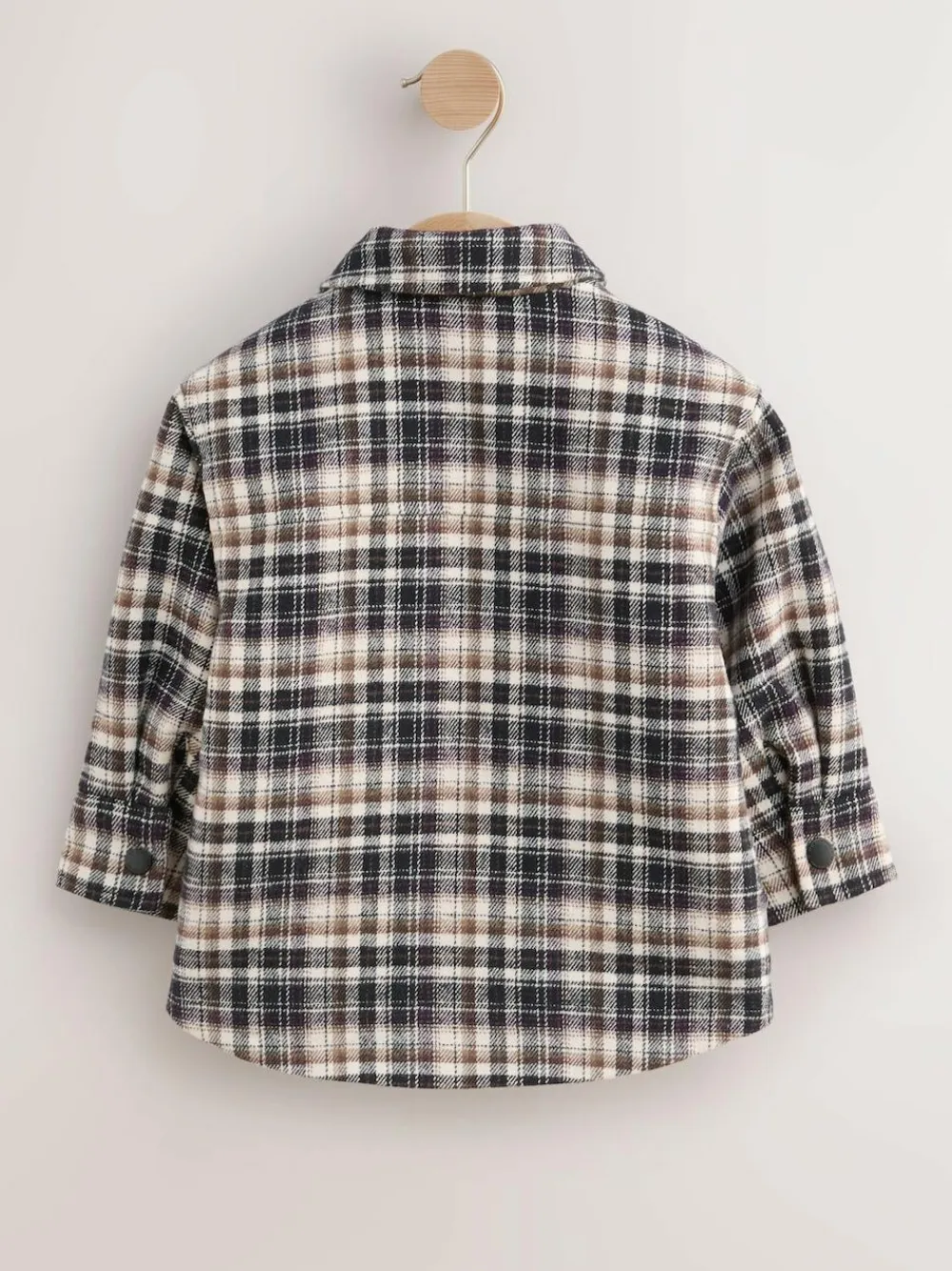 Sale Next Borg Lined Check Shacket (3mths-7yrs) Mono Core