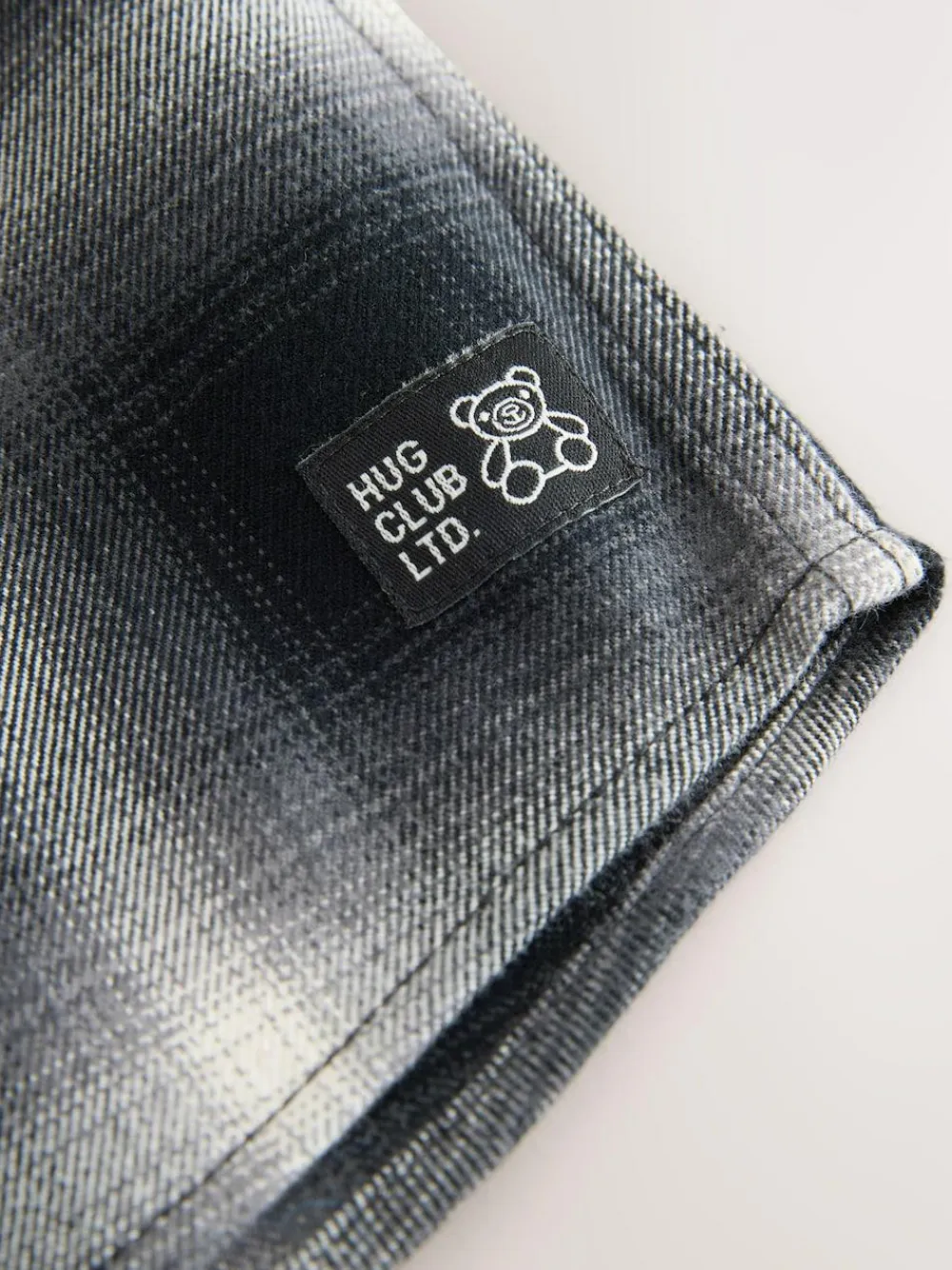 Discount Next Mono Core Check Long Sleeve Baseball Collar Check Shirt (3mths-7yrs)