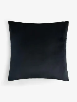 Online Next Monochrome 59 x 59cm Orson Cut Velvet Cushion