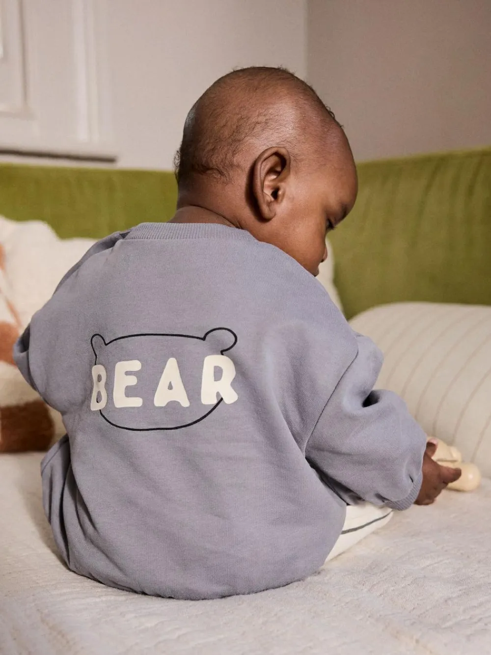 Best Next Monochrome Baby Sweatshirt and Joggers Set (0mths-2yrs)