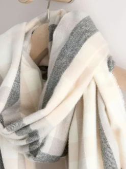 Best Next Midweight Scarf Monochrome Check