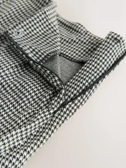 Sale Next Mini Jersey Pleated Skirt Monochrome Check