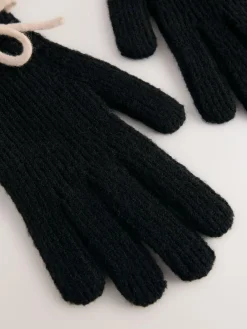 Next 3D Bows Knitted Gloves 1 Pack^Women Hats, Gloves & Scarves|Hats, Gloves & Scarves