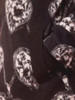 Next Monochrome Heart and Locket Half Zip Polar Fleece^Women Hoodies & Sweatshirts|Coats & Jackets