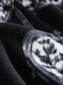 Next Monochrome Heart and Locket Half Zip Polar Fleece^Women Hoodies & Sweatshirts|Coats & Jackets