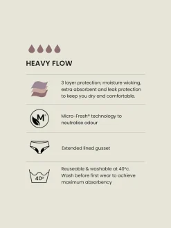 Best Next Monochrome Heavy Flow Period Pants 2 Pack (7-16yrs)