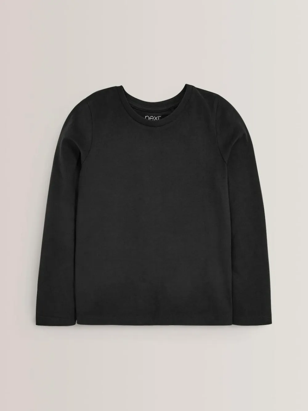 Outlet Next Monochrome Long Sleeve Basic T-Shirts 3 Pack (3-16yrs)