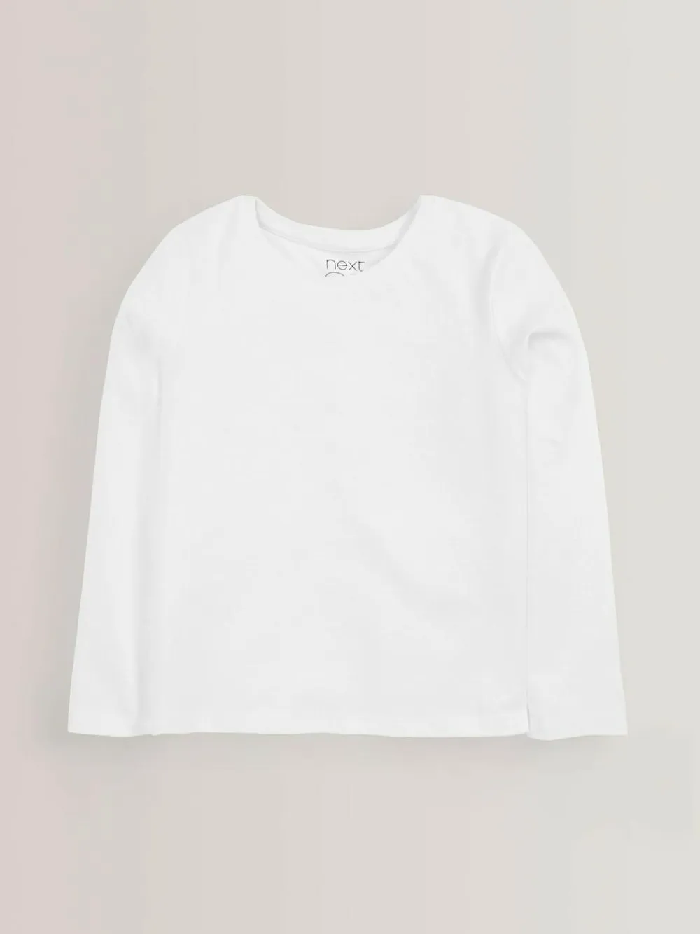 Outlet Next Monochrome Long Sleeve Basic T-Shirts 3 Pack (3-16yrs)