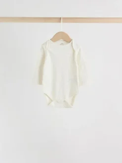 Sale Next Monochrome Long Sleeve Baby Bodysuits 5 Pack