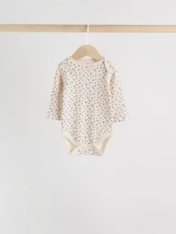 Sale Next Monochrome Long Sleeve Baby Bodysuits 5 Pack