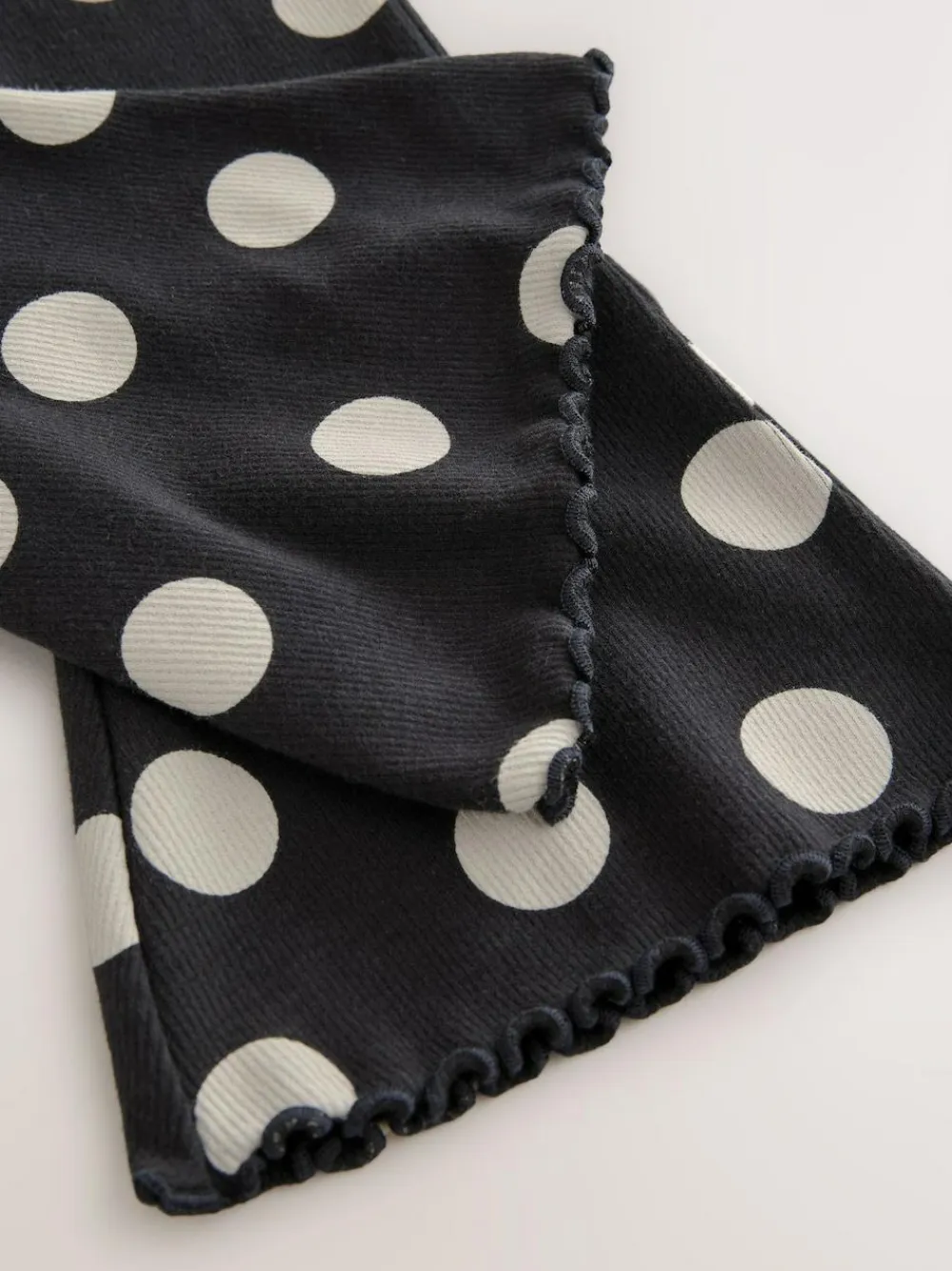 Best Next Monochrome Spot Rib Flare Leggings (3mths-7yrs)
