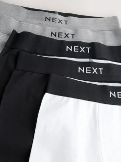 Next Monochrome Trunks 5 Pack (1.5-16yrs)^BOY Underwear