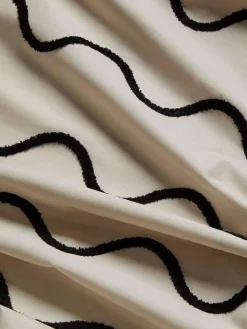 Next Monochrome Tufted Wave 100% Cotton Duvet Cover and Pillowcase Set^ Bedsets & Duvet Covers