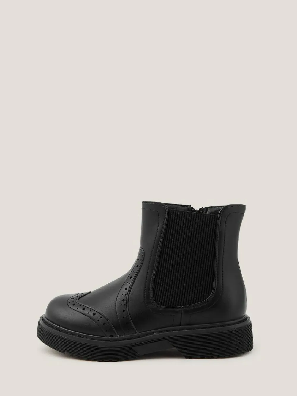 Monsoon Black Brogue Chelsea Boots^ Baby Boots|Boots
