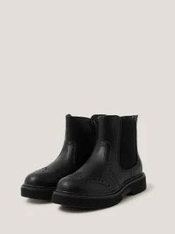 Monsoon Black Brogue Chelsea Boots^ Baby Boots|Boots