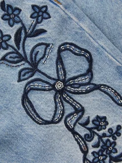 Monsoon Blue Bow Embroidered Jeans^ Jeans