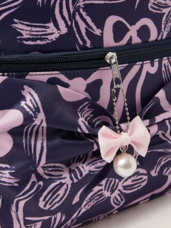 Monsoon Blue Bow Print School Backpack^ Bags