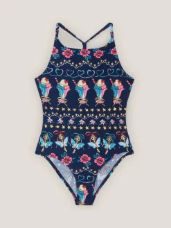 Monsoon Blue Ice Cream Print Swimsuit