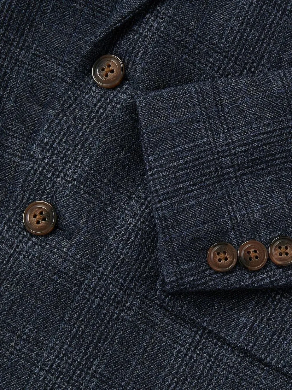 Online Monsoon Blue Oliver Check Pocket Detail Blazer