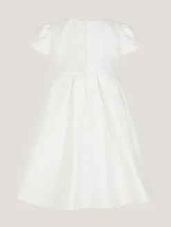 Hot Monsoon Cream Baby Isabella Pearl Embellished Dress