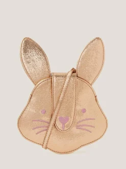 Monsoon Gold Metallic Bunny Bag^ Bags