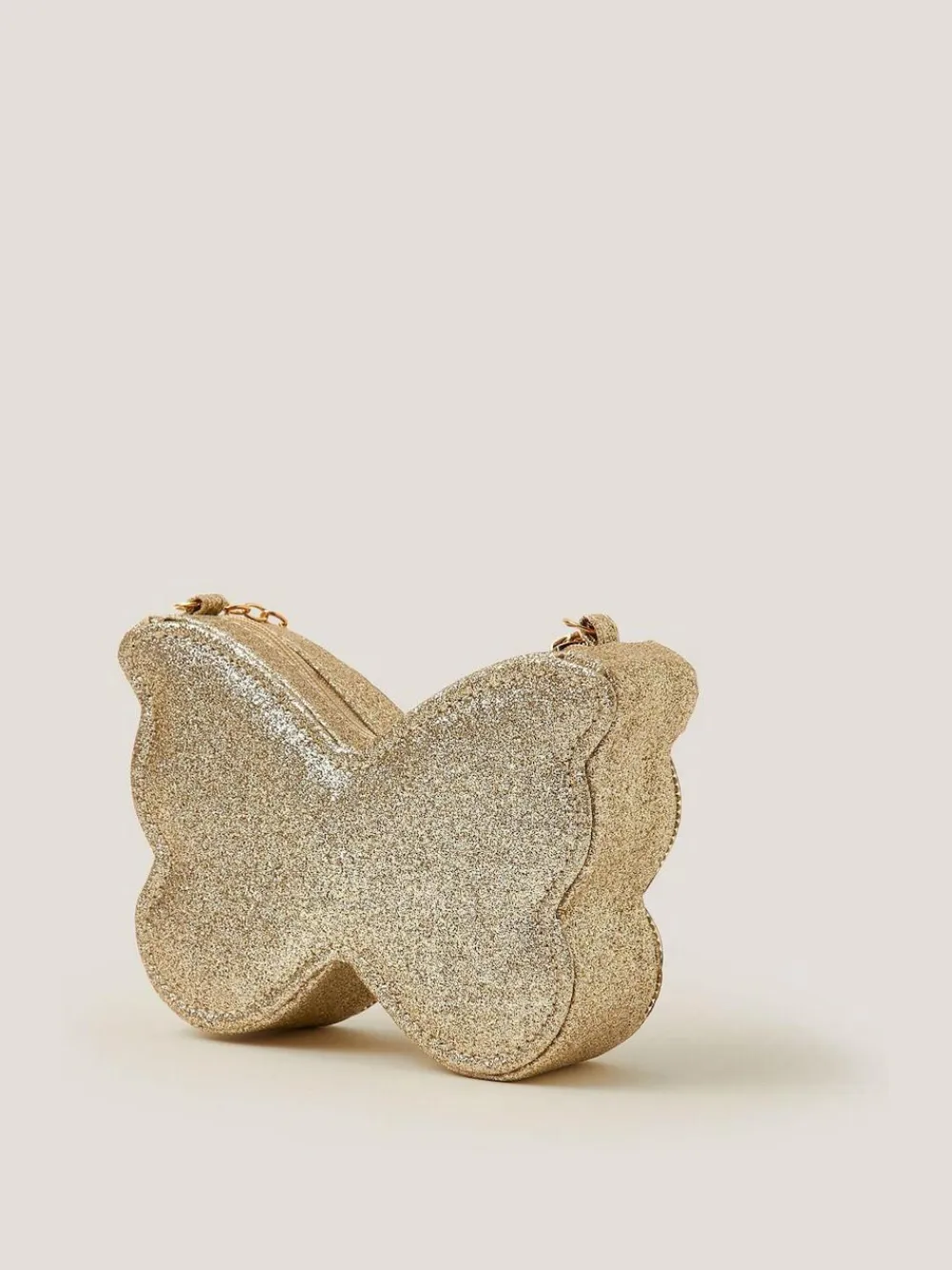 Best Monsoon Gold Sequin Embellished Butterfly Bag