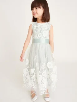 Monsoon Green Alicia Embroidered Lace Maxi Dress^ Dresses|Occasionwear