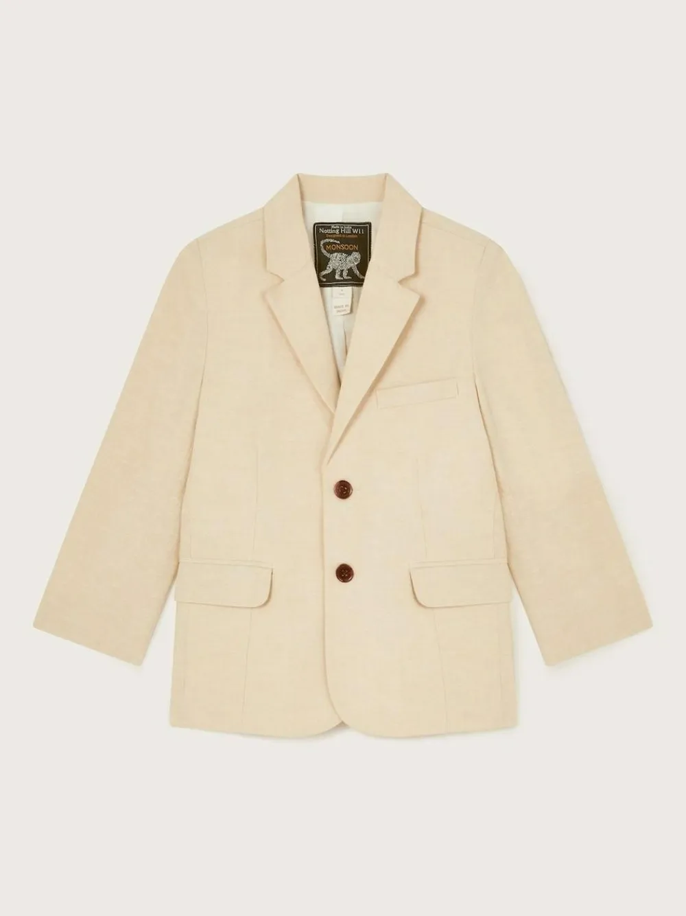 Monsoon Natural Smart Pocket Detail 100% Cotton Blazer^BOY Suits & Vest