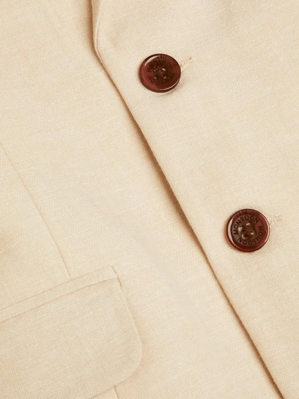 Monsoon Natural Smart Pocket Detail 100% Cotton Blazer^BOY Suits & Vest
